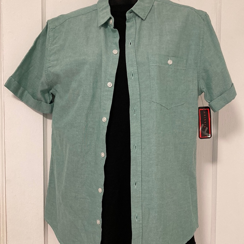 Light Green Button Down Shirt